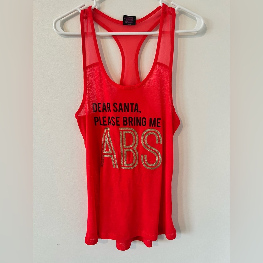 Material Girl Santa Bring Me ABS Tank Top